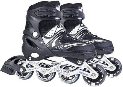YAMA IMPEX 4 Wheel Adjustable with 70 MM PU In-line Skates In-line Skates - Size 6-9 UK