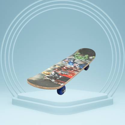 Calyxic Skateboard Double Kick Skate Board Cruiser 5 inch x 24 inch Skateboard