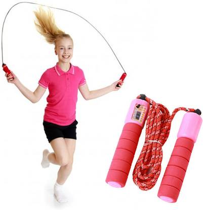 h&d craft Counter for Fitness Exercise Training, Adjustable Skipping Rope(1 PCS) Digital Cordless Skipping Rope