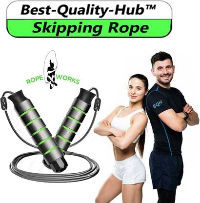 BQH Skipping Rope with Smooth Workout | Jump Rope for Workouts Freestyle Skipping Rope