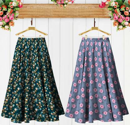 TP FASHION Women Flared Multicolor Skirt