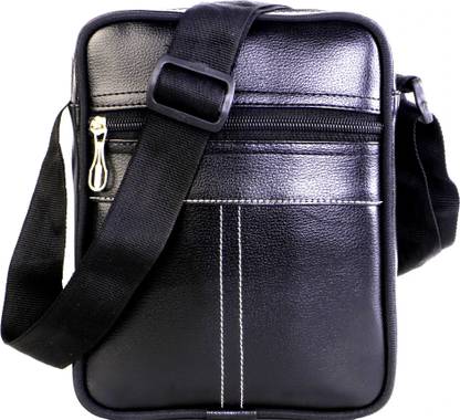Black Sling Bag Side Bag For Men / Sling Bag For Men / Crossbody Messenger Bag /Travel Sling Bag
