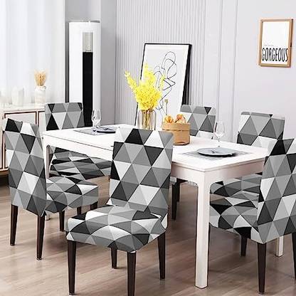 Sentose Polyester Abstract 1 Seater Chair Cover