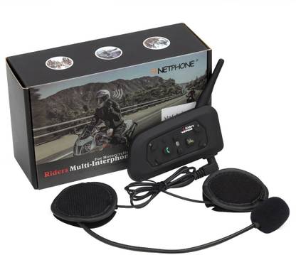 AIRSKY VNETPHONE V6 Bluetooth Helmet Intercom for 6 Riders (1 Unit) Smart Headphones
