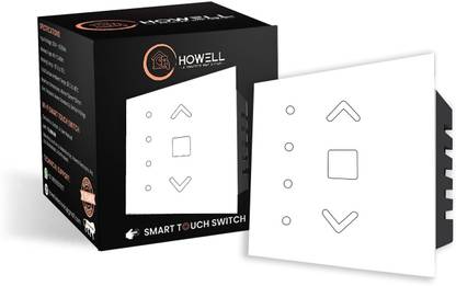 Howell Smart Touch Switch Fan Regulator, Wi-Fi Enabled Work With Alexa, Google & Siri Smart Switch