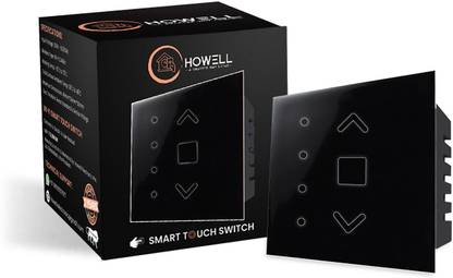 Howell Smart Touch Switch Fan Regulator, Wi-Fi Enabled Work With Alexa, Google & Siri Smart Switch