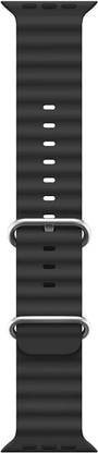 STROMBUCKS Compatible with Apple Watch Band 42mm 44mm 45mm 49mm Ultra, 49 mm Silicone Watch Strap