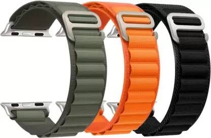 Like Star Alpine Loop Nylon Bands/Straps Compatible with Watch 49mm 45mm 44mm 42mm Men & Women, Adjustable Strap with Metal G-Hook Premium Strap for iWatch Ultra Series SE 8 7 6 5 4 3 2 1 (Only Alpine Loop Strap for Apple iWatch, Watch NOT Included) Smart Watch Strap