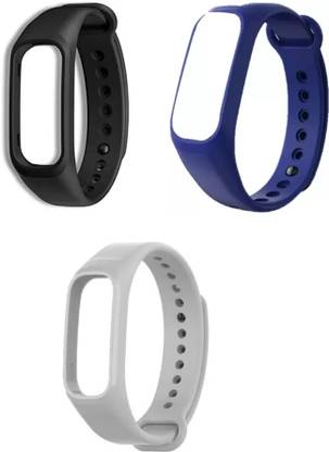 TECHNUV Pack of 3pcs silicone strap Oneplus and Oppo Band (Device not Included) Smart Band Strap