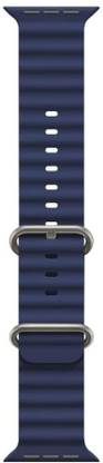 Antoj Smart Watch strap for T800, T900, T10, I8 pro,I7 pro, S8 ultra, watch 8, Watch 9 of size 49mm 45mm 44mm 42mm(Blue) Smart Watch Strap