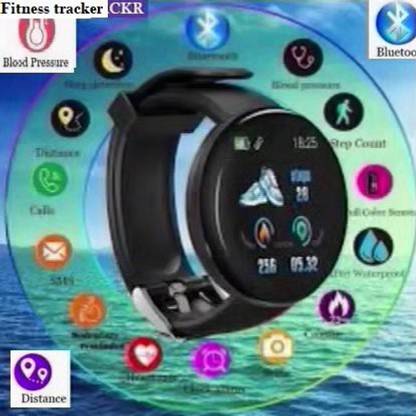 Stybits PA670 D18_MAX FITNESS TRACKER STEP COUNT SMART WATCH BLACK(PACK OF 1) Smartwatch