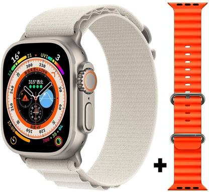 StyCon T900 ultra,Series 8, Bluetooth Calling with free orange strap Smartwatch