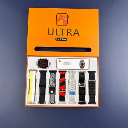 Trkmp 7 in 1 combo ultra & Smart watch 7 in1 Strap Smartwatch