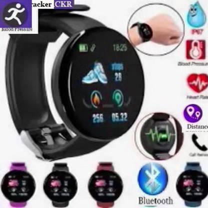 Bymaya PA1269 D18_PLUS SLEEP TRACKER HEART RATE SMART WATCH BLACK(PACK OF 1) Smartwatch