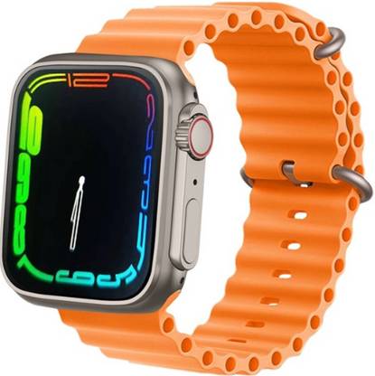 YAROH NMM_498A_T800 ULTRA 8 SMARTWATCH FOR MEN WOMEN WITH WIRELESS CHARGER Smartwatch