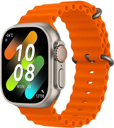 Zenx Ultra 8 Smartwatch BT Calling, 1.99" HD Display, Built-in Games, Always On Smartwatch
