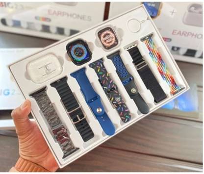 PAPLAJ ENTERPRISES i20 Ultra Android Smart Watch- 7in1 Combo Smartwatch