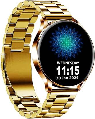 SIACART Active 2 Gold 1.43" AMOLED Display, Multi Watch Faces, Fitness, Music Smartwatch
