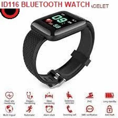 Bymaya S2588 ID116_PLUS FITNESS TRACKER BLUETOOTH SMART WATCH BLACK(PACK OF 1) Smartwatch
