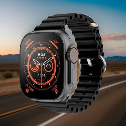 YAROH JU-80 i8 ULTRA (B) Smartwatch bluetooth calling, wireless charging, sports mode Smartwatch