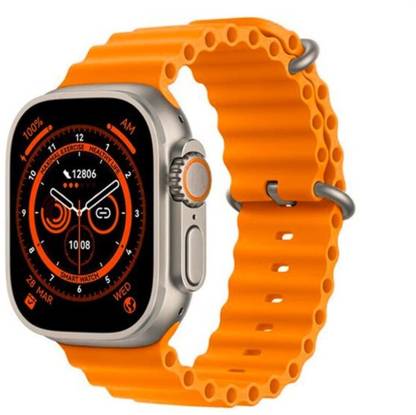 YAROH NMM_496A_T800 ULTRA 8 SMARTWATCH FOR MEN WOMEN WITH WIRELESS CHARGER Smartwatch