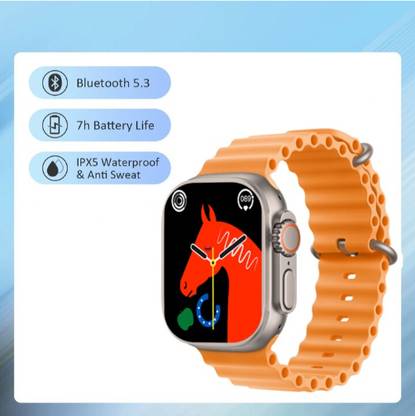 FRONY SX_899A_T800 ULTRA BIG DISPLAY SMARTWATCH WITH BT CALLING & WIRELESS CHARGE Smartwatch