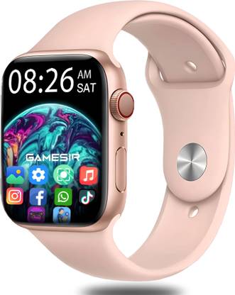 GameSir T55 Pink 1.69" AMOLED Display, Music, Fitness, Sports Smartwatch