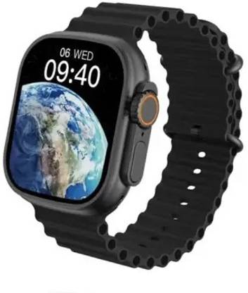 SAMSTAR COLLECTION stylish T800 Ultra Bluetooth Calling, AI Voice Heart Rate Touchscreen Smartwatch