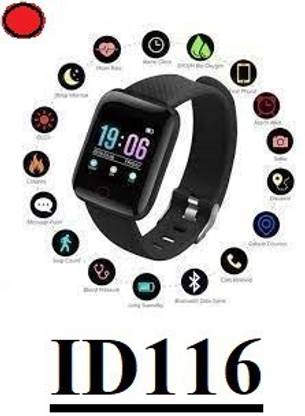 YORBAX S1516 ID116_ULTRA ACTIVITY TRAKCER BLUETOOTH SMART WATCH BLACK(PACK OF 1) Smartwatch