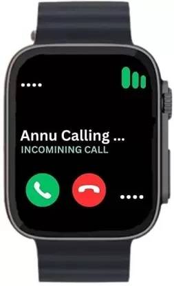 SAMSTAR COLLECTION T800 Ultra black Bluetooth Calling Fitness tracking AI Voice Assistant Smartwatch