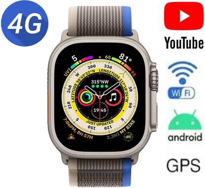 WELLSYS Smart Watch 4G Sim Card Network Wifi GPS YOUTUBE Smartwatch