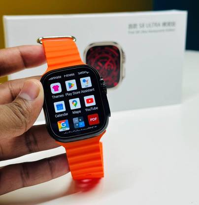 HLSTRIKES T800 Ultra 8 Watch Bluetooth Call Fitness Bracelet Magnetic Charging Smartwatch Smartwatch