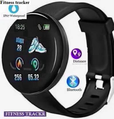 Bymaya PA434 D18_PRO ACTIVITY TRACKER STEP COUNT SMART WATCH BLACK(PACK OF 1) Smartwatch