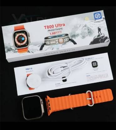 FRONY NMM_491A_T800 ULTRA 8 SMARTWATCH FOR MEN WOMEN WITH WIRELESS CHARGER Smartwatch