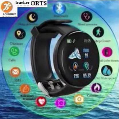 Bashaam PA744 D18_ADVANCE SLEEP TRACKER BLUETOOTH SMART WATCH BLACK(PACK OF 1) Smartwatch