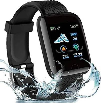 VIGIL id116 Series 5 Smart Watch Smartwatch (Black Strap, Free) Smartwatch