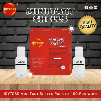 JOYTOSS Mini Tart Shells White - 1 X 100 Pcs