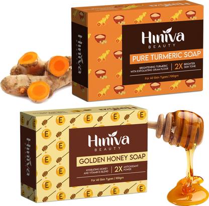 Hiniva Beauty Organic Beauty Soap for Unisex use Combo Of 2