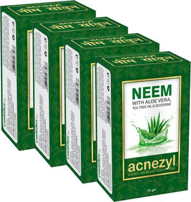 Acnezyl Neem Soap - Anti Acne | Anti Bacterial Purifying Soap - 75g