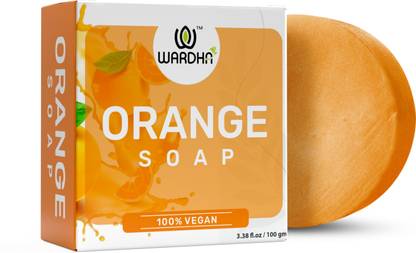 Wardha Homemade Orange Soap - Tan Removal & Anti-Aging Formula