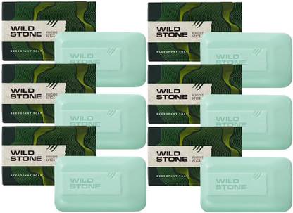 Wild Stone Forest Spice Deodorant Soap For Deep Cleansing 75g Each