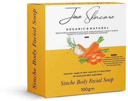 Jiore skincare Sinche Skin Whitening Soap With Carrot Soap For Women & Men