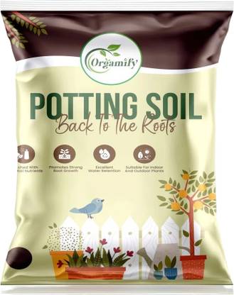 Orgamify Cocopeat Powder 10KG (1KG x 10) � Ready Soil for Pots, Seeds & Gardens Soil