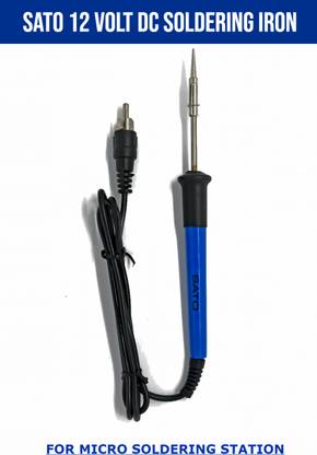 SATO 12 MICRO SOLDERING IRON PEN 10 WATTS (Used with soldering station for SMD Components) 10 W Temperature Controlled