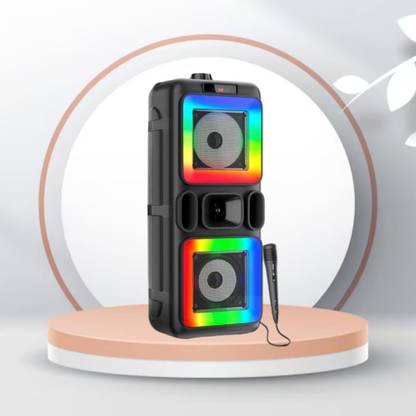 Clairbell DJ Box 40W Bluetooth Speaker with FM Radio, Mic & RGB Light Party SpeakerBN276 40 W Bluetooth Party Speaker
