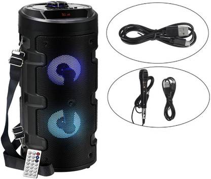 SACRO LPO_196D_ZQS4210 BLUETOOTH SPEAKER WITH WIRED MIC,REMOTE, AUX/USB/TF CARD READER 48 W Bluetooth Tower Speaker