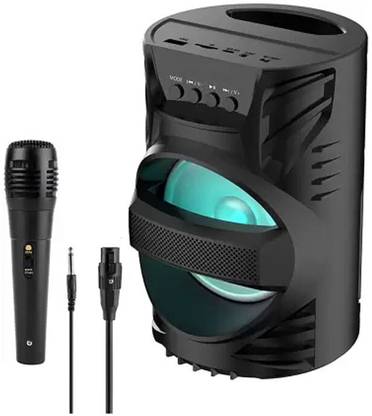 GLARIXA New Arrival Speaker Mic for Singing with Siri Assistant Smart Speaker 10 W Bluetooth Speaker