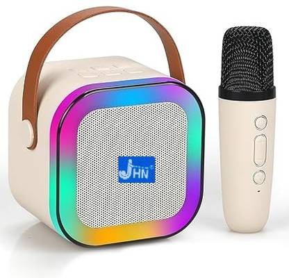JHN 122 Portable Karaoke LED with Mic, 5-6 Hrs Playtime & Voice Changing Effects 5 W Bluetooth Speaker