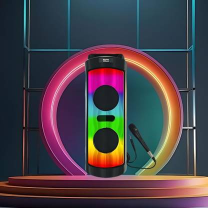 Clairbell DJ Box 40 W Bluetooth Speaker with FM Radio, Mic, RGB Light & 4 hour's backBH400 40 W Bluetooth Party Speaker
