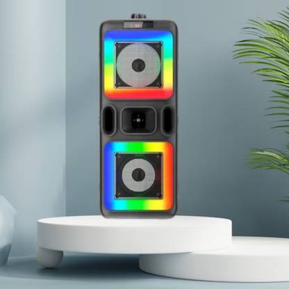 GUGGU DJ Box 40W Bluetooth Speaker with FM Radio, Mic & RGB Light Party SpeakerQA13 40 W Bluetooth Party Speaker